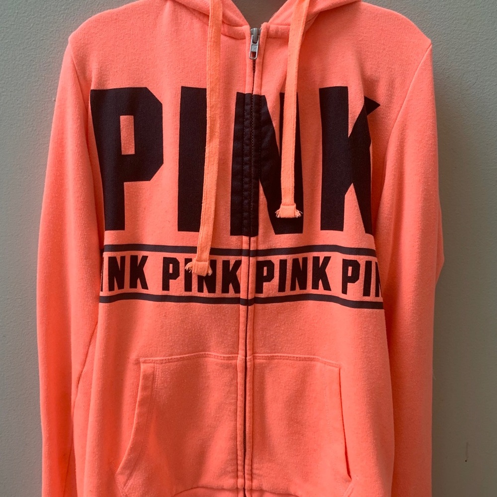 PINK zip up hoodie